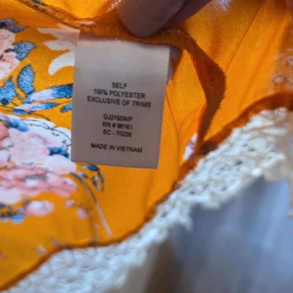 Sunshine Floral Lace-Trim Kimono - Picture 3 of 3